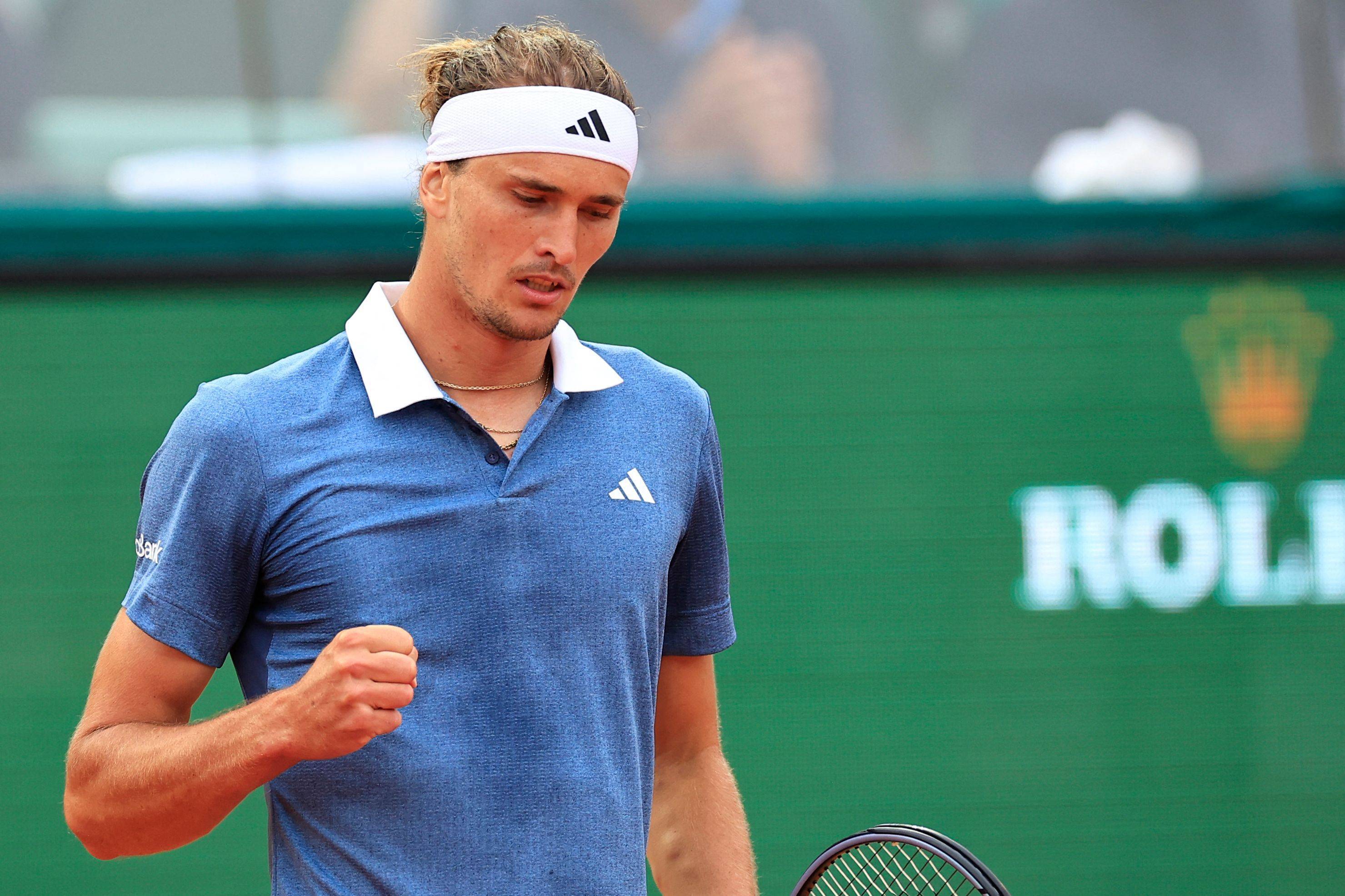 蒙特卡洛大师赛力克美网,兹维列夫惊艳四座 蒙特卡洛大师赛力克美网,兹维列夫惊艳四座